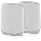 Netgear Orbi RBK762S Tri-band (2,4 GHz / 5 GHz / 5 GHz) Wi-Fi 6 (802.11ax) Hvid 5 Intern, Mesh router Hvid, Hvid, Intern, Mesh-system, 350 m², Tri-band (2,4 GHz / 5 GHz / 5 GHz), Wi-Fi 6 (802.11ax)