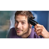 Philips 3000 series Hårklipper med knive i rustfrit stål, Hår Trimmer Sølv, Sort, Blå, 0,5 mm, 2,3 cm, 4,1 cm, Rustfrit stål, Vekselstrøm/batteri