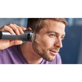 Philips 3000 series Hårklipper med knive i rustfrit stål, Hår Trimmer Sølv, Sort, Blå, 0,5 mm, 2,3 cm, 4,1 cm, Rustfrit stål, Vekselstrøm/batteri