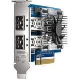 QNAP QXG-25G2SF-CX6 netværkskort Intern Fiber 25000 Mbit/s Intern, Ledningsført, PCI Express, Fiber, 25000 Mbit/s