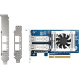 QNAP QXG-25G2SF-CX6 netværkskort Intern Fiber 25000 Mbit/s Intern, Ledningsført, PCI Express, Fiber, 25000 Mbit/s