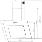 Respekta CH 21060 WBZ, Emhætte Hvid