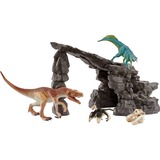 Schleich 41461 Forhistorisk dyr Dinosaurussæt med hule, Spil figur