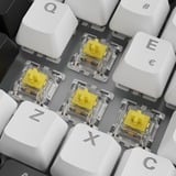 Sharkoon Gaming-tastatur Hvid, ES-layout, Gateron Yellow