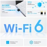 TP-Link Archer TX20U Nano WLAN 1800 Mbit/s, Wi-Fi-adapter Trådløs, USB, WLAN, Wi-Fi 6 (802.11ax), 1800 Mbit/s, Sort
