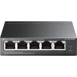 TP-Link TL-SF1005P Ikke administreret Fast Ethernet (10/100) Strøm over Ethernet (PoE) Sort, Switch Ikke administreret, Fast Ethernet (10/100), Fuld duplex, Strøm over Ethernet (PoE)