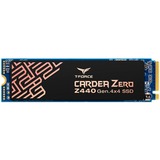 Team Group Cardea Zero Z440 M.2 1000 GB PCI Express 4.0 3D NAND NVMe, Solid state-drev Sort/Guld, 1000 GB, M.2, 5000 MB/s