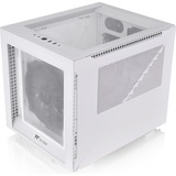 Thermaltake Divider 200 TG Micro Tower Hvid, Towerkabinet Hvid, Micro Tower, PC, Hvid, micro ATX, Mini-ITX, SPCC, 18,5 cm