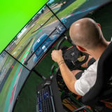 Thermaltake G15 Direct Drive Racing Wheel med pedaler Bundle, Simulatorsæt Sort