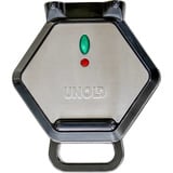 Unold 48245, Vaffeljern rustfrit stål/Sort