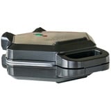 Unold Bobby 1 vaffel/vafler 700 W Sort, Sølv, Vaffeljern rustfrit stål/Sort, 1 vaffel/vafler, Sekskantet, Sort, Sølv, Plast, Rustfrit stål, 0,7 m, Sort