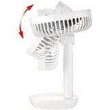 Unold Breezy, Blæser Hvid/grå, Husholdning ventilator, Grå, Hvid, Bord, Plast, Knapper, Hvid
