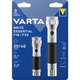 VARTA 15628101402, Lommelygte Sølv/Sort