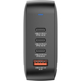 Verbatim Mini-GaN Oplader 165W 4 Porte Sort