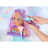 ZAPF Creation Sister Styling Mermaid Head, Make-up og frisør hoved BABY born Sister Styling Mermaid Head, Badedukke, Pige, 3 År, AA, Flerfarvet