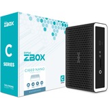 ZOTAC ZBOX-CI669NANO-BE, Barebone Sort/Hvid
