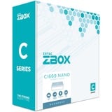 ZOTAC ZBOX-CI669NANO-BE, Barebone Sort/Hvid