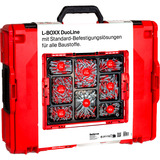 fischer Aktion L-BOXX 102 DuoLine, Dyvel Lys grå/Rød