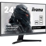 iiyama G2445HSU-B2, Gaming Skærm Sort (mat)