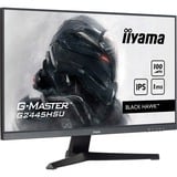 iiyama G-MASTER G2445HSU-B2 computerskærm 60,5 cm (23.8") 1920 x 1080 pixel Fuld HD LCD Sort, Gaming Skærm Sort (mat), 60,5 cm (23.8"), 1920 x 1080 pixel, Fuld HD, LCD, 1 ms, Sort