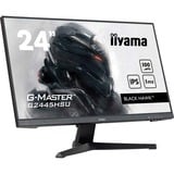 iiyama G-MASTER G2445HSU-B2 computerskærm 60,5 cm (23.8") 1920 x 1080 pixel Fuld HD LCD Sort, Gaming Skærm Sort (mat), 60,5 cm (23.8"), 1920 x 1080 pixel, Fuld HD, LCD, 1 ms, Sort
