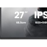 iiyama G-MASTER G2741HSU-B1 computerskærm 68,6 cm (27") 1920 x 1080 pixel Fuld HD Sort, Gaming Skærm Sort (mat), 68,6 cm (27"), 1920 x 1080 pixel, Fuld HD, Sort