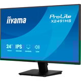 iiyama ProLite X2491HS-B1, LED-skærm Sort (mat)