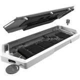 ASUS ROG Strix Arion White Edition SSD kabinet Hvid M.2, Drev kabinet Hvid, SSD kabinet, M.2, M.2, PCI Express, 10 Gbit/sek., USB-tilslutning, Hvid