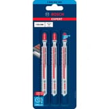 Bosch 2 608 900 566 stiksav, rullesav & sabelsavklinge Stiksavklinger Karbid 3 stk Stiksavklinger, Plast, Karbid, Grå, 3,3 mm, 6,5 cm