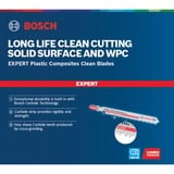 Bosch 2 608 900 566 stiksav, rullesav & sabelsavklinge Stiksavklinger Karbid 3 stk Stiksavklinger, Plast, Karbid, Grå, 3,3 mm, 6,5 cm
