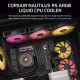 Corsair NAUTILUS 360 RS ARGB Renoveret, Vandkøling Sort