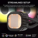 Corsair NAUTILUS 360 RS ARGB Renoveret, Vandkøling Sort