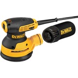 DEWALT DWE6423-QS transportabel slibemaskine Rystepudser 12000 OPM Sort, Gul 280 W, Tilfældige rystepudser Gul/Sort, Rystepudser, Sort, Gul, 8000 OPM, 12000 OPM, 2,6 mm, Strøm