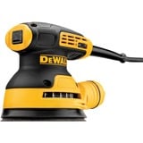 DEWALT DWE6423-QS transportabel slibemaskine Rystepudser 12000 OPM Sort, Gul 280 W, Tilfældige rystepudser Gul/Sort, Rystepudser, Sort, Gul, 8000 OPM, 12000 OPM, 2,6 mm, Strøm