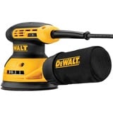 DEWALT DWE6423-QS transportabel slibemaskine Rystepudser 12000 OPM Sort, Gul 280 W, Tilfældige rystepudser Gul/Sort, Rystepudser, Sort, Gul, 8000 OPM, 12000 OPM, 2,6 mm, Strøm