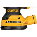 DeWALT DWE6423-QS transportabel slibemaskine Rystepudser 12000 OPM Sort, Gul 280 W, Tilfældige rystepudser Gul/Sort, Rystepudser, Sort, Gul, 8000 OPM, 12000 OPM, 2,6 mm, Strøm