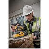 DeWALT DWE6423-QS transportabel slibemaskine Rystepudser 12000 OPM Sort, Gul 280 W, Tilfældige rystepudser Gul/Sort, Rystepudser, Sort, Gul, 8000 OPM, 12000 OPM, 2,6 mm, Strøm