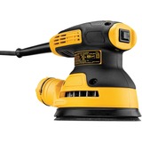DeWALT DWE6423-QS transportabel slibemaskine Rystepudser 12000 OPM Sort, Gul 280 W, Tilfældige rystepudser Gul/Sort, Rystepudser, Sort, Gul, 8000 OPM, 12000 OPM, 2,6 mm, Strøm