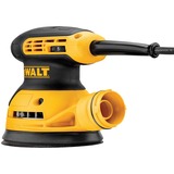 DeWALT DWE6423-QS transportabel slibemaskine Rystepudser 12000 OPM Sort, Gul 280 W, Tilfældige rystepudser Gul/Sort, Rystepudser, Sort, Gul, 8000 OPM, 12000 OPM, 2,6 mm, Strøm