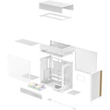 DeepCool CL660 WH, Towerkabinet Hvid/træ