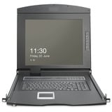 Digitus DS-72221-4GE, KVM-switchen Sort