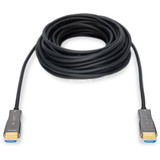 Digitus HDMI AOC hybrid fiberoptisk kabel, UHD 4K Sort
