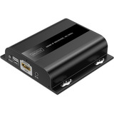 Digitus HDMI IP-modtager, 4K/60Hz, HDMI-udvidelse forlænger Sort