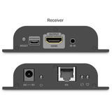 Digitus HDMI IP-modtager, 4K/60Hz, HDMI-udvidelse forlænger Sort