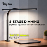 Digitus LED skrivebordslampe, LED lys Sort