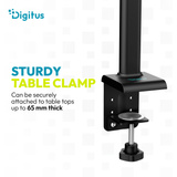 Digitus LED skrivebordslampe, LED lys Sort