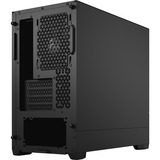 Fractal Design Pop Mini Silent Mini Tower Sort, Towerkabinet Sort, Mini Tower, PC, Sort, micro ATX, Mini-ITX, Stål, 17 cm