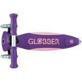 GLOBBER Primo Foldable Plus Lights, Scooter Lilla/Rosa