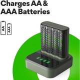 GP Batteries GPRCKCHM452D440, Oplader grå