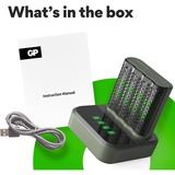 GP Batteries GPRCKCHM452D440, Oplader grå